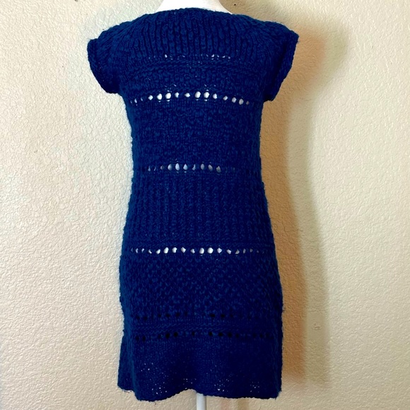 Zara Open Knit Sweater Tunic Dress - Picture 3 of 5